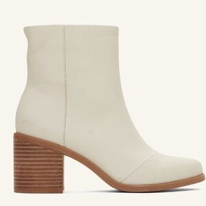 TOMS Women's Off-White Heeled Boots